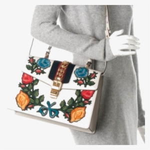 Embroidery Handbags From Gucci - Gucci Medium Sylvie Bag