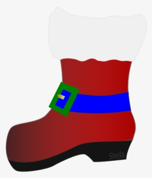 Bota De Papai Noel By Stella - Bota Papai Noel Png