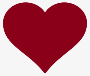 How To Set Use Burgundy Heart Svg Vector - Twitter Like Icon Png