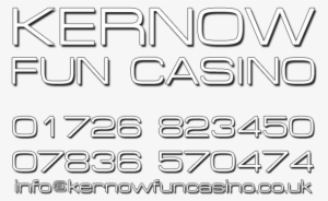 Kernow Fun Casion Header Logo Strap - Kernow Productions