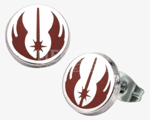 Star Wars Jedi Order Enamel Stud Earrings - Star Wars Jedi Logo Enamel Stud Earrings