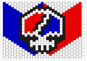 Grateful Dead Kandi Mask - Grateful Dead Bears Perler