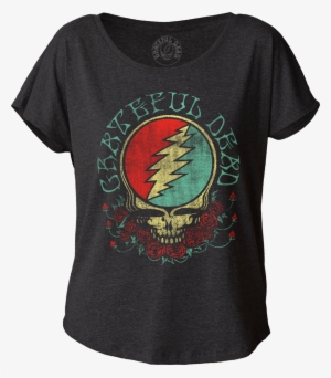 Grateful Dead Dolman Shirt - Grateful Dead - Womens Space Face Dolman