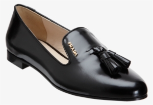 Prada Logo-studded Tassel Loafer - Prada Loafers Womens