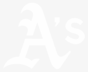 Oakland Athletics - Amtrak Logo White