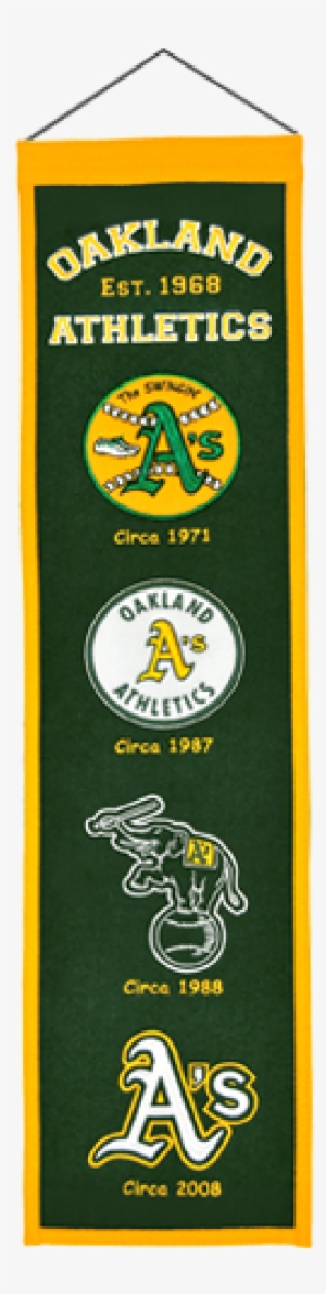 Oakland A's Heritage Wool Mlb Banner