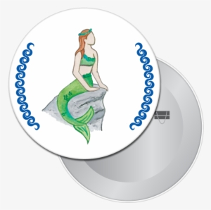 Little Mermaid Button / Magnet - Cartoon