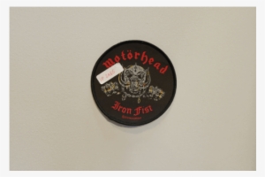 Motorhead Men's Iron Fist Woven Patch Black