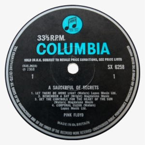 Sx 6258 Pink Floyd Saucerful Label - Louis Armstrong Records