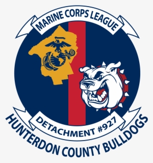 Hunterdon County Bulldogs - Usmc Semper Fidelis Throw Blanket