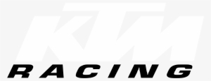 Ktm Racing Logo Black And White - Ktm Logo Png White