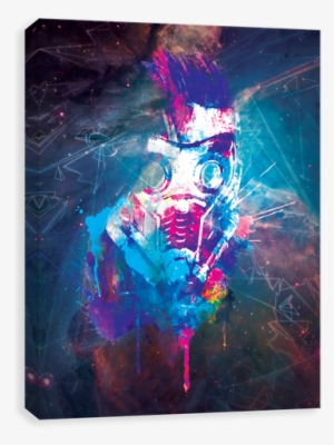 Galaxy Splatter - Star-lord - Marvel Canvases By Entertainart - Marvel Guardians