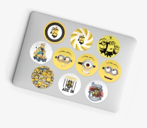 10 Different Despicable Me/minions Glueless Laptop - Laptop Stickers