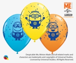 11" Minions Assort 25ct - Qualatex