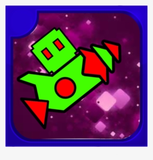 Logo For Geometry Dash Alien, Ibispaint - Red
