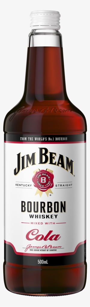 Jim Beam White Label Bourbon & Cola 500ml - Jim Beam White Label Bourbon & Cola