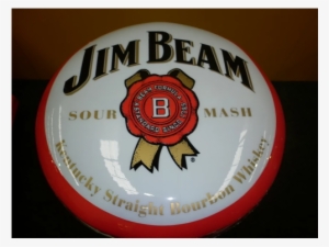 Jim Beam White Label Tin Sign 13 X 16in
