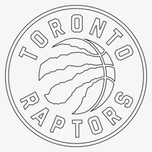 Toronto Raptors Decal - Basketball Raptors Coloring Sheet