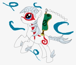 Boushi33, Kazegami, Male, Okami, Ponified, Pony, Safe, - Cartoon