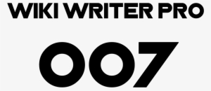 Wiki Writer Pro 007-logo - Circle