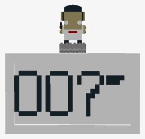 James Bond Figure With - Graphic Design