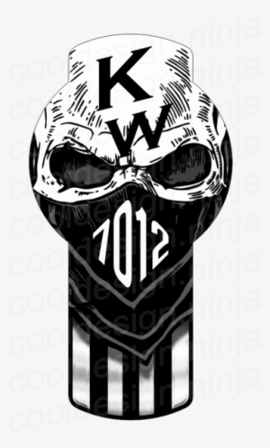 4-pack Bandit Skull Kenworth Emblem Skins - Imagenes De Logos De Kenworth