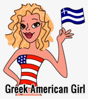 Greek American Girl On Twitter - Logo
