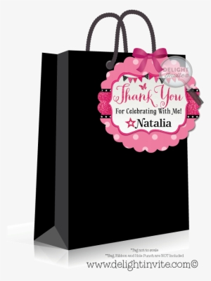 American Girl Theme Party Favor Tags - Greeting Card