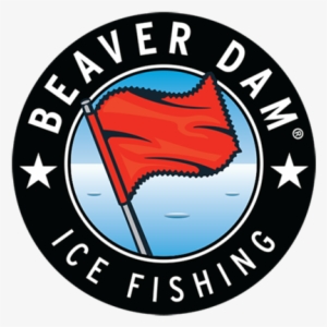 Fall Fishing Favorites - Beaver Dam Ice Fishing Hole Cover - Black