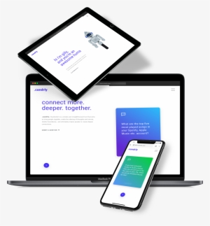Mockups Of Canderly Web App On The Iphone 10, Macbook - Apple Macbook Pro
