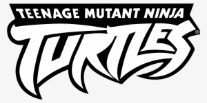 Turtles Ninja Logo Black And White - Teenage Mutant Ninja Turtles Stencil