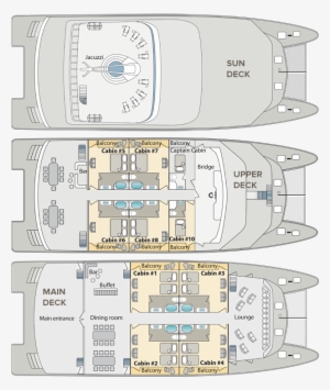 Ocean Spray Deck Plan - Mobile Phone