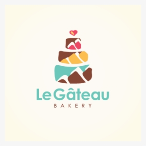 Le Gateau - The Cake - Bakery - Cake Logo Design Inspiration