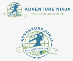 Adventure Ninja Logo - Outdoor Adventure Silhouette