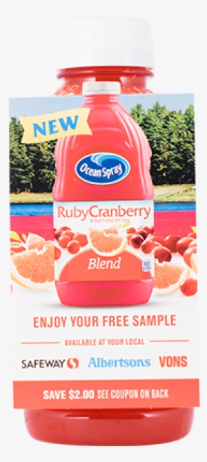 1 - Ocean Spray Ruby Cranberry Blend Cocktail