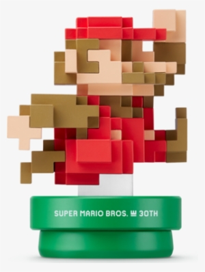 Classic Colors Amiibo Figure - 8 Bit Mario Amiibo Classic