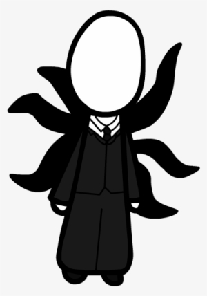 Slenderman Clipart - De Slenderman De Caricatura