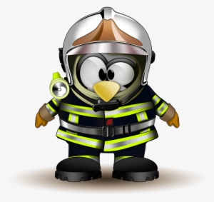 Penguin Clipart, Linux, Mason Jars, Clip Art, Firemen, - Tux