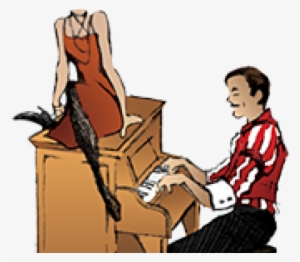 Piano Clipart Ragtime - Illustration