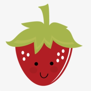 Pink Strawberry Clipart - Cute Strawberry Clipart