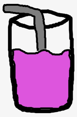 Strawberry Smoothie By Smartypuss Clip Art At Vector - Purple Cartoon Smoothie
