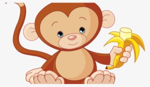 Free Images Download 2018 Monkey Clipart No Background - Baby Monkey Clip Art