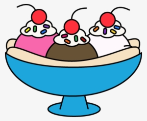 Corn Clipart Icecream - Banana Split Clip Art