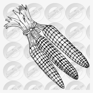 Indian Corn Clipart - Clip Art