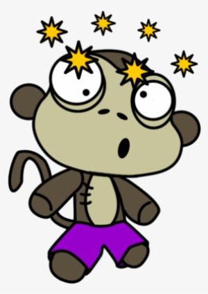 Monkey Clipart Dizzy - Clip Art
