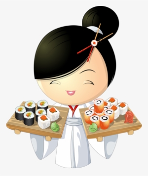 Sushi Girl 2 [преобразованный] - Sushi Vector