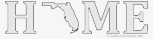 Florida Home Stencil Pattern Shape State Stencil Clip - Pattern