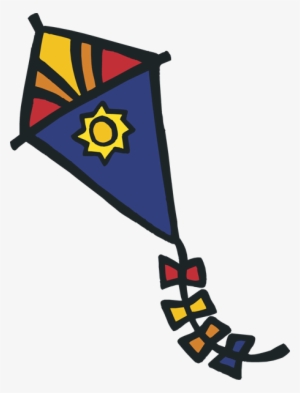 A Colorful Kite - Clip Art