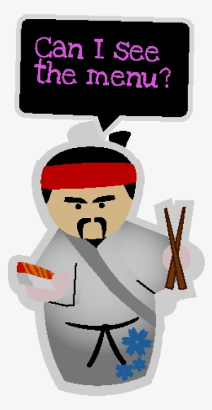 Sakushi Sushi And Japanese Restaurant Menu - Noodle Menu Cartoon Png