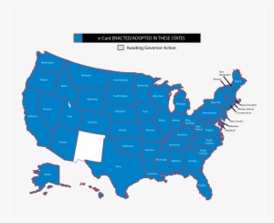 E Card Enacted States - United States House Of Representatives Elections 1854